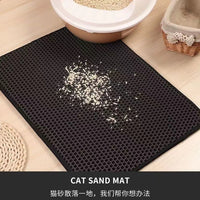 EVA Double-Layer Cat Litter Mat with Splash-Proof and Leak-Proof Design