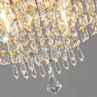 Crystal LED Ceiling Light for Dining Room, Bedroom, and Hallway