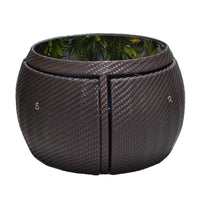Outdoor Patio Furniture Set, Wicker Rattan Conversation Set for Garden, Balcony, Backyard, Porch, Weather Resistant