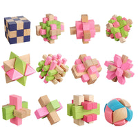 Kongming Luban Lock Brain Teaser Puzzle Toy for Students and Adults