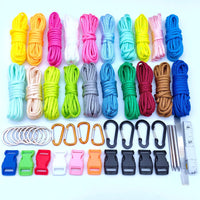 20-Color 7-Core Paracord for DIY Bracelets and Outdoor Tent Guy Lines