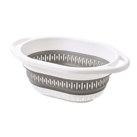 Extendable Colander Basket for Kitchen Sink, Foldable Strainer for Washing Fruits, Vegetables, Rice, and Storage