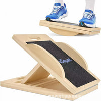 Adjustable Wooden Slant Board for Calf Stretching, Achilles Tendonitis, and Physical Therapy
