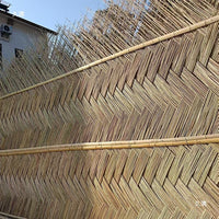 Bamboo Garden Fence Panel Outdoor Privacy Screen Decorative Border for Yard Patio Balcony