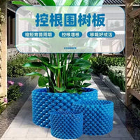 Thickened Blue Root Control Board Tree Surround for Landscaping and Cultivation, Breathable Tree Root Barrier