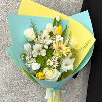 Premium Solid Color Floral Wrapping Paper for Bouquets - Thick & Stiff