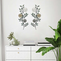 American Style Metal Leaf Wall Decor for Living Room and Outdoor Spaces