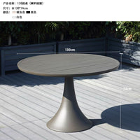 Outdoor Patio Dining Table Weather-Resistant Wood Plastic Composite