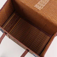 Classic Square Bamboo Woven Basket for Gifts, Food Packaging, and Storage