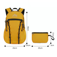 Foldable Lightweight Hiking Backpack, Water-Resistant Outdoor Sports Daypack for Cycling Running