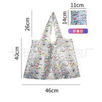 Waterproof Foldable Reusable Shopping Bag Large Capacity Portable Eco-Friendly Tote