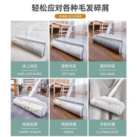 Lint Roller with Long Handle for Pet Hair, Dust, and Debris Removal from Floors and Carpets