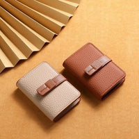 Fashionable Multi-Card Holder Wallet for Women with Large Capacity and ID Window