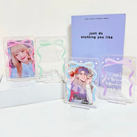 Bowknot Kpop Photocard Holder Display Stand Desktop Photo Frame