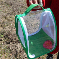 Portable Butterfly Habitat Cage for Insect Observation and Metamorphosis