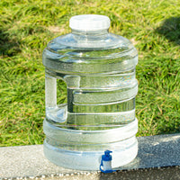 Outdoor Food-Grade Large-Mouth Water Storage Container with Faucet for Home and Car Use