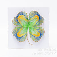 Four-Leaf Clover String Art Kit DIY Craft for Kids & Adults