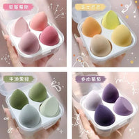 Makeup Sponge Blender Set - Large, Soft, Non-Latex, Wet & Dry Use for Foundation, Powder, Cream