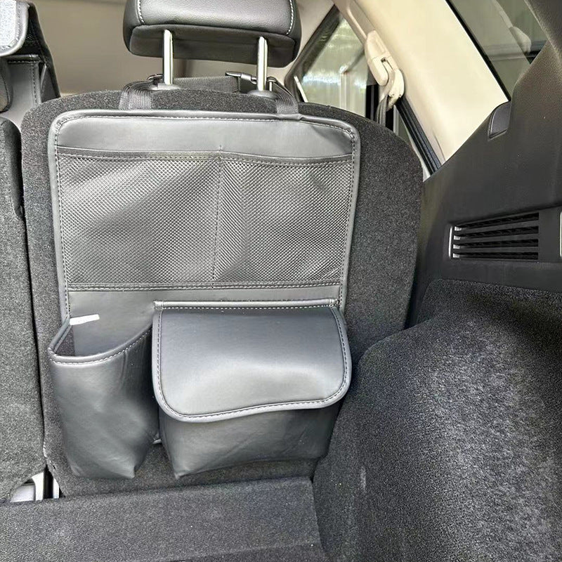 Car Backseat Organizer with Tissue Box Holder for SUV