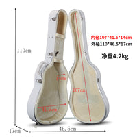 Acoustic Guitar Hard Case 40/41 Inch, Waterproof, Pressure-Resistant, Airline Approved