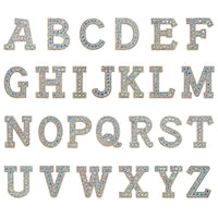 5.5cm Pearl Alphabet Iron-On Patches for DIY Clothing & Decor