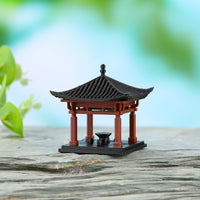 Miniature Landscape Ornament 3D Printed Ancient Pavilion Resin Figurine Model