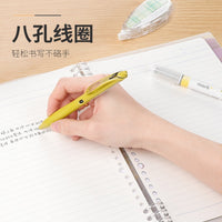 Kokuyo Campus Watercolor Whispers Loose-Leaf Notebook B5/A5 - Lay-Flat Design, Large Capacity, 8-Hole