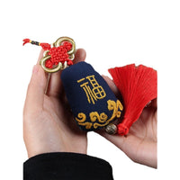 DIY Embroidery Kit for Sachet Car Hanging - Beginner-Friendly Ancient Style Ribbon and Su Embroidery Set