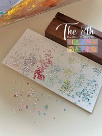K9 Flatback Round Rhinestones for Nail Art, Mixed Colors, Mini Super Sparkle Nail Decorations