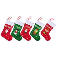 Christmas Felt Stocking Small Gift Bag Fireplace Hanging Decoration