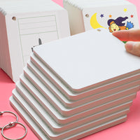 Blank Flashcards for Learning and Writing, White Cardstock