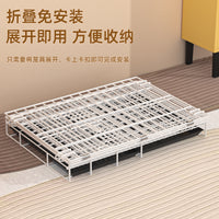 Foldable Indoor/Outdoor Rabbit Cage with Easy Cleaning Tray for Dwarf Rabbits and Cats