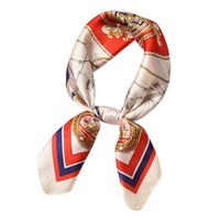 70x70cm Lightweight Square Scarf for Women, Luxury Style Necktie for Spring/Summer Outfits
