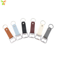 Stainless Steel Beer Bottle Opener with Keychain