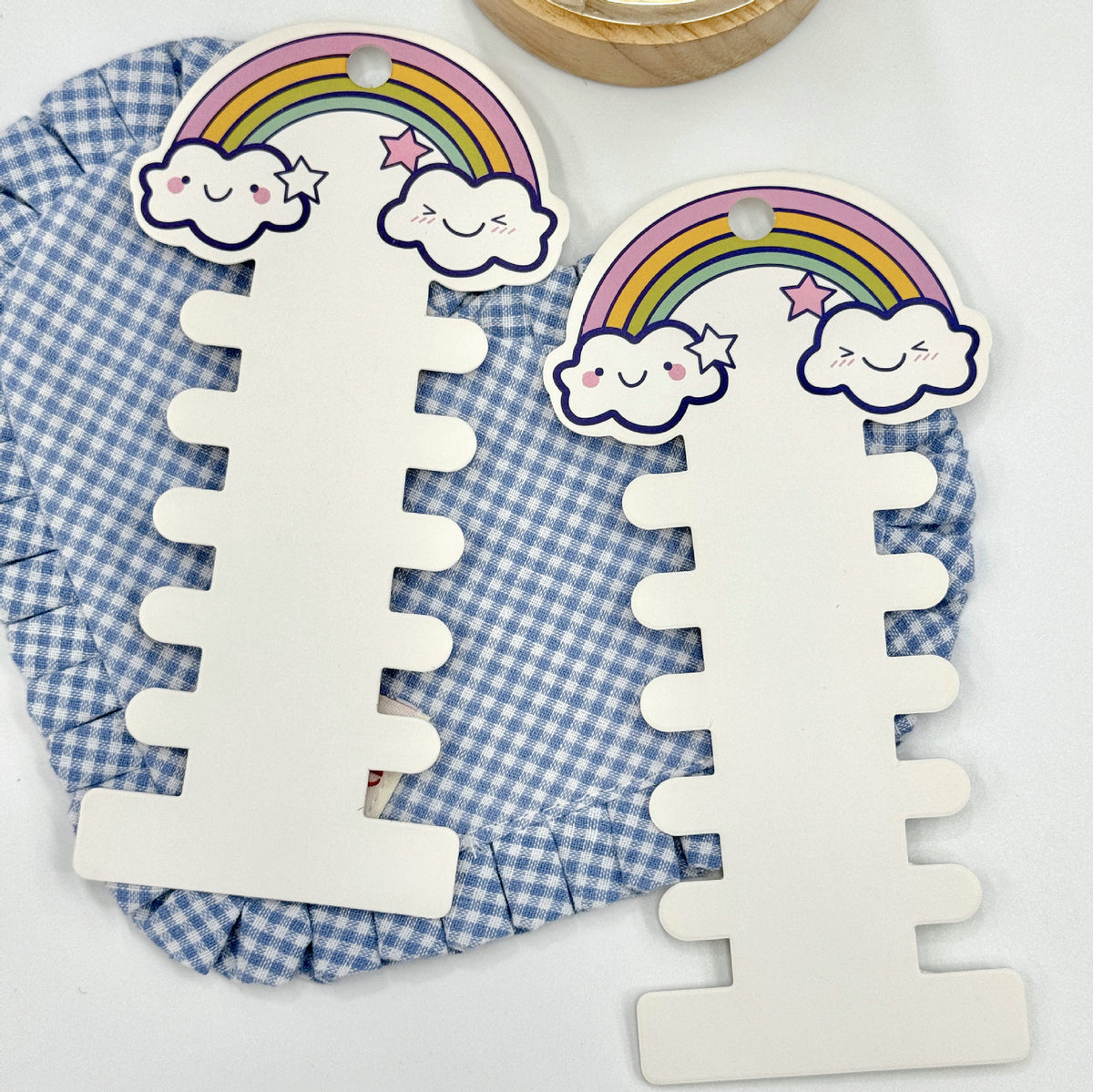 DIY Hair Accessory Cardboard for Adults and Children, White Cardboard Korean Style Hair Clip Cards, Jewelry Packaging Cards