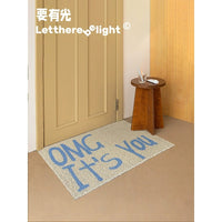 American Style Loop Pile Entrance Mat Dustproof Easy Clean Cat Litter Mat