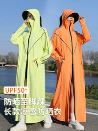 Women's UPF 50+ UV Protection Extended Sun Protection Jacket Breathable Thin Outdoor Windbreaker