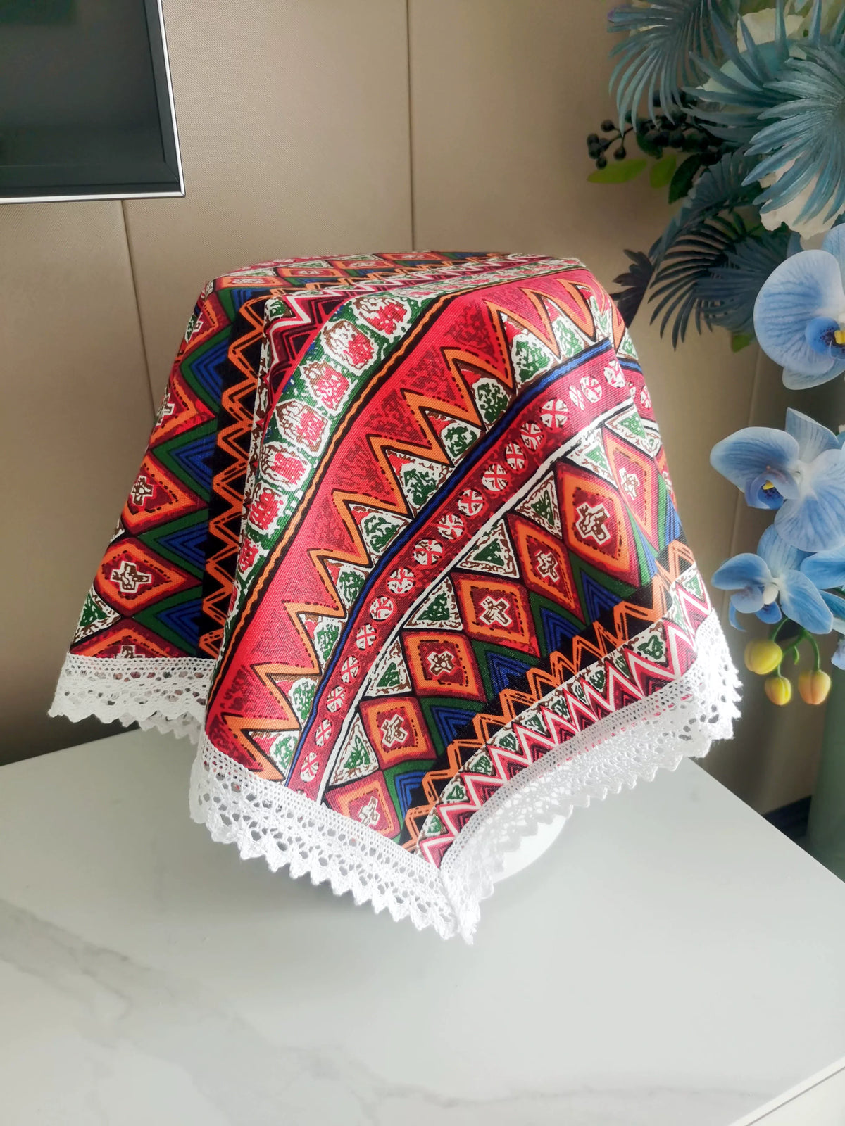 Bohemian Style Dust Cover for Rice Cooker Air Fryer Microwave Oven Blender Noodle Maker