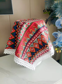 Bohemian Style Dust Cover for Rice Cooker Air Fryer Microwave Oven Blender Noodle Maker