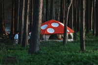 DOD Automatic Pop-Up Mushroom Camping Tent for Family Outdoor Activities, Rainproof, Quick Setup, Double Person