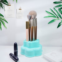 Makeup Brush Cleaner Bowl with Drying Rack and Sponge Holder