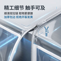 Transparent Mesh Shelf Dust Cover for Commercial & Home Use, Waterproof & Insect-Proof Storage Rack Protector