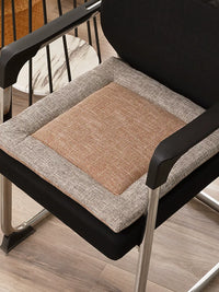 Thickened Cotton Linen Seat Cushion for Office, Dining Chair, or Stool