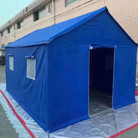3x4m Emergency Relief Tent 800D Fabric Durable Windproof Cold-Resistant Outdoor Sunshade Camping Foldable Tent
