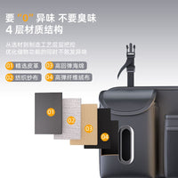Car Seat Back Organizer with Trash Can and Tissue Box Holder