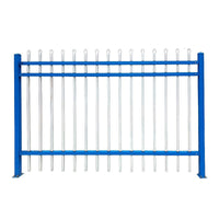 Galvanized Steel Fence Panel for Outdoor Yard and Garden Security