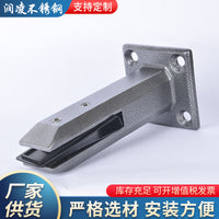 Stainless Steel 304 Pool Glass Clamp Floor Mount for Stair Railing