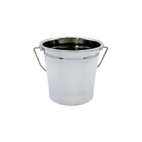 Stainless Steel Ice Bucket with Handles, Portable for Bar, Outdoor, Camping, Beer