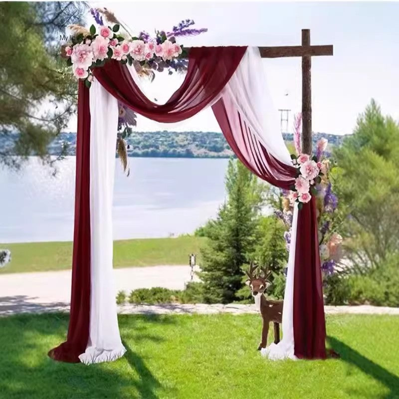 Wooden Wedding Arch for Outdoor Ceremonies and Event Decor