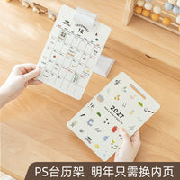 2027 Desktop Flip Calendar with Memo Pad and Planner